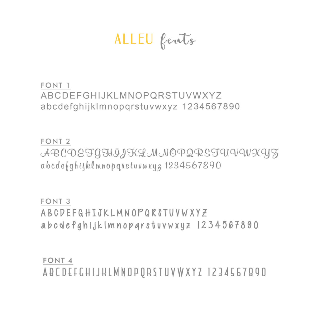 the font and numbers are all in different colors